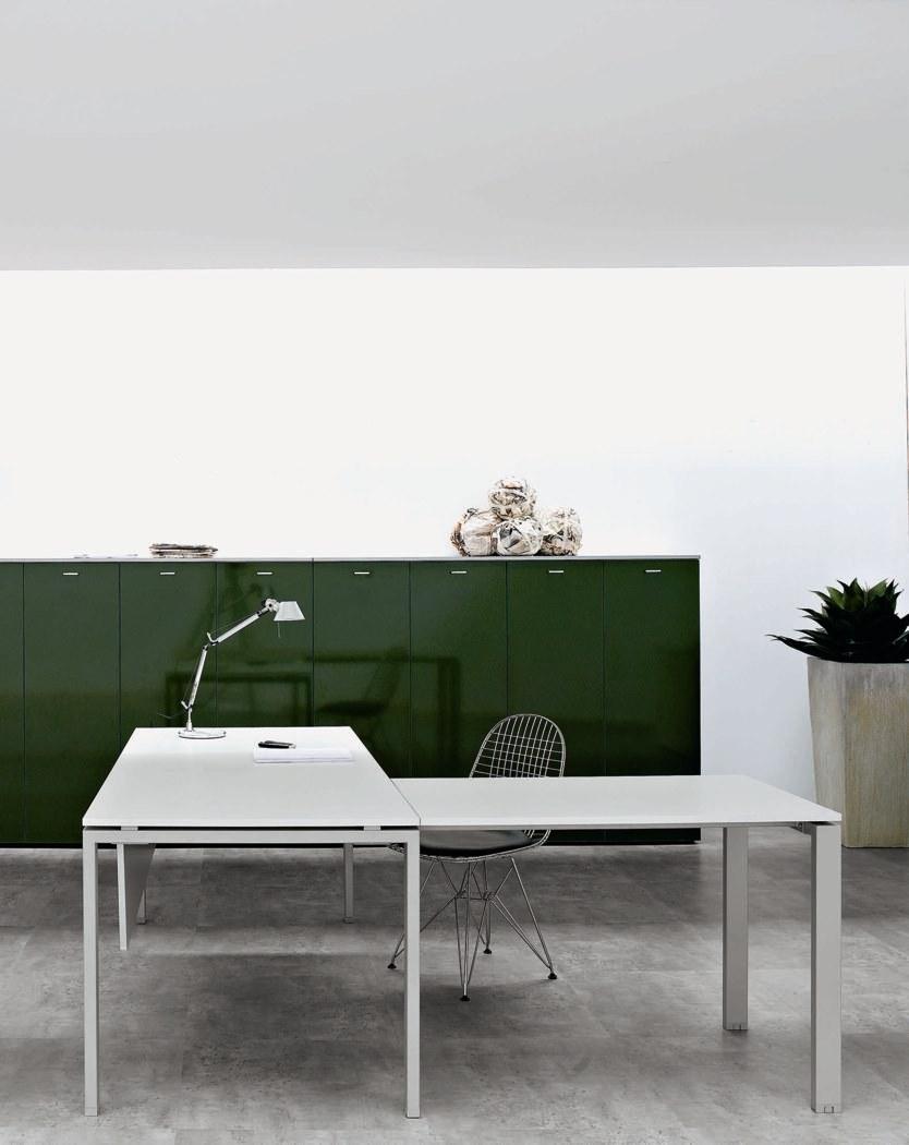 Elitable Стол угловой из лакированной древесины Eco sun-id-1350591 - Вид №2