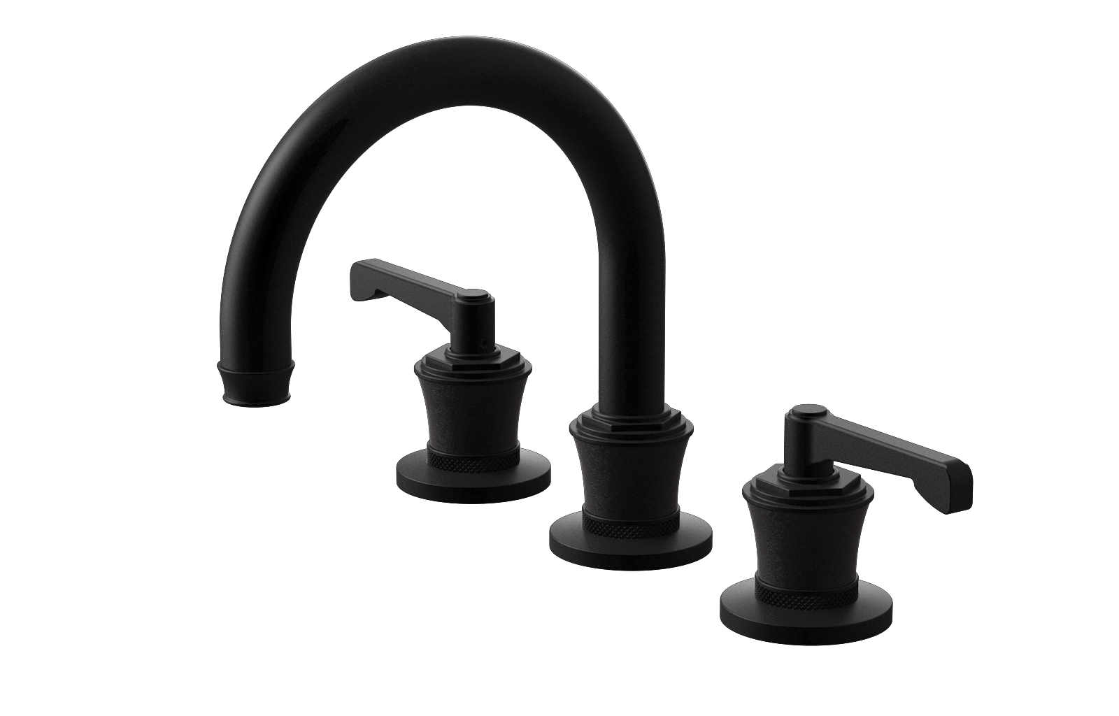 E-11612-R3BK-LM60B-MBK Смеситель для умывальника на 3 отвертия GRAFF Vignola