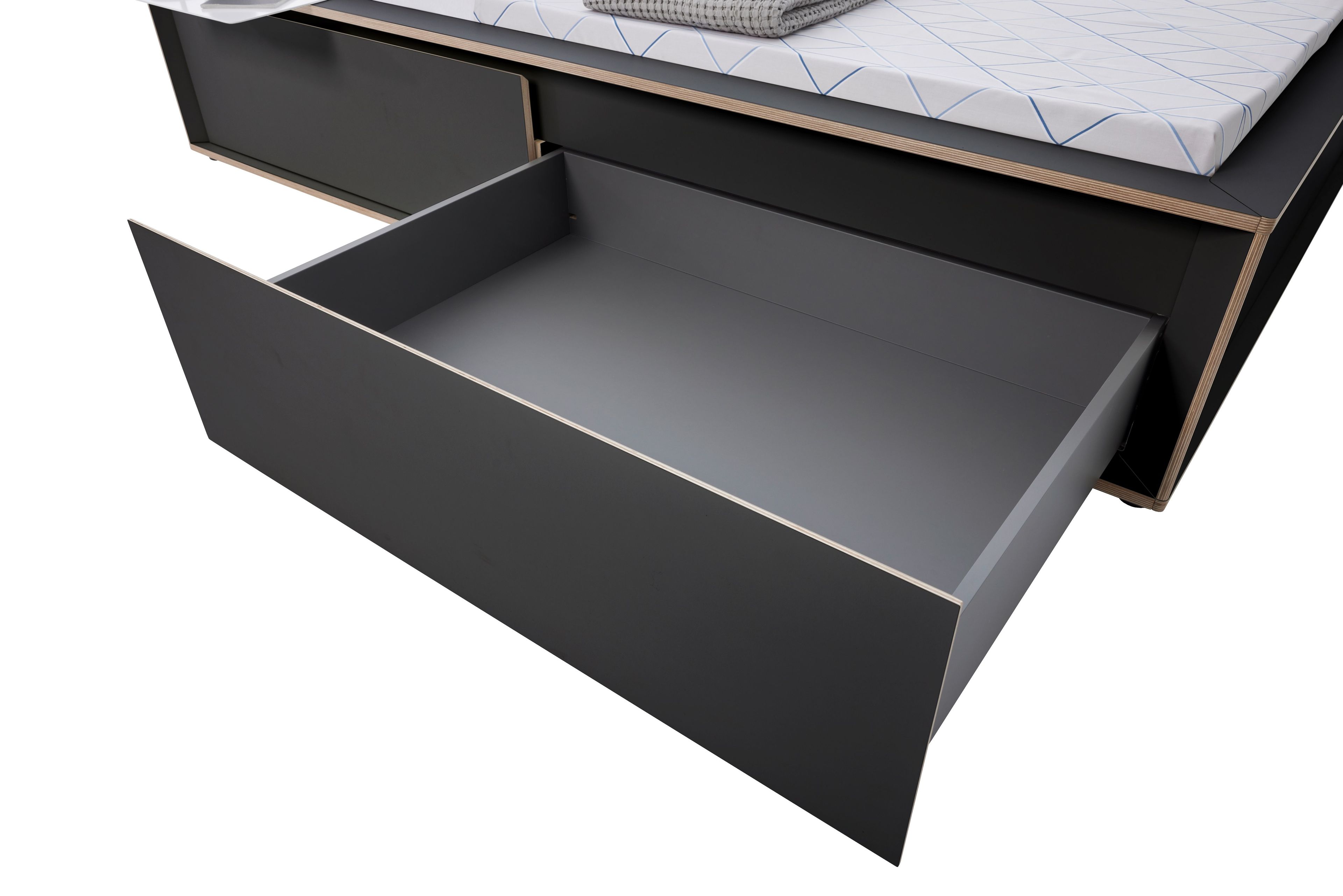 Односпальная кровать для хранения в фанере Müller Small Living SPAZE ARCH-00083318 - Вид №13