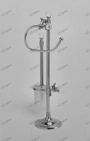 Стойка напольная для унитаза и биде, керамика ART&MAX BAROCCO CRYSTAL AM-1948-Cr-C 