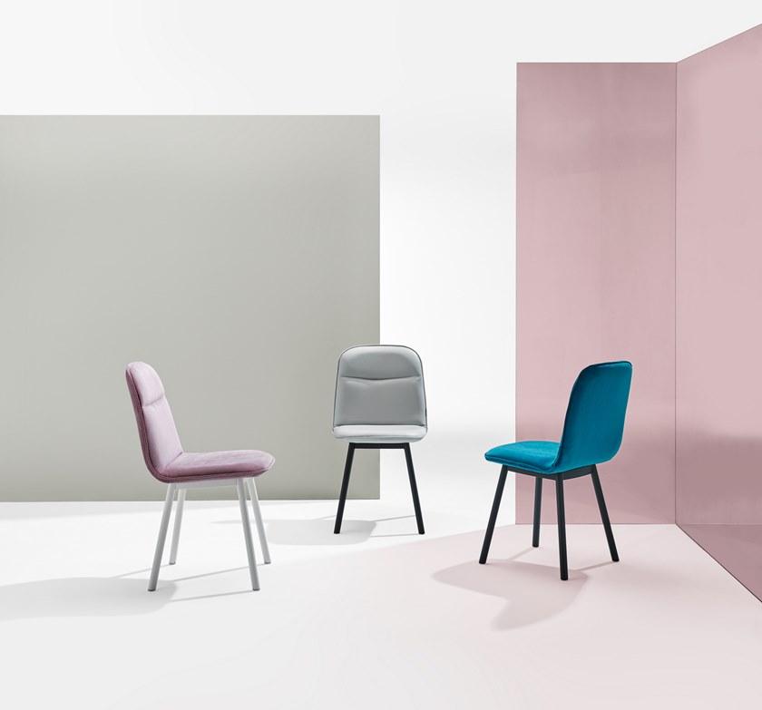 MOBLIBERICA Стул из мягкой ткани Köln sun-id-1395884 - Вид №12