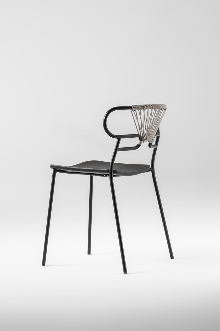 TrabA' Штабелируемый стул из металла и полиуретана Genoa 0047/48-met-cross-pu - Вид №3