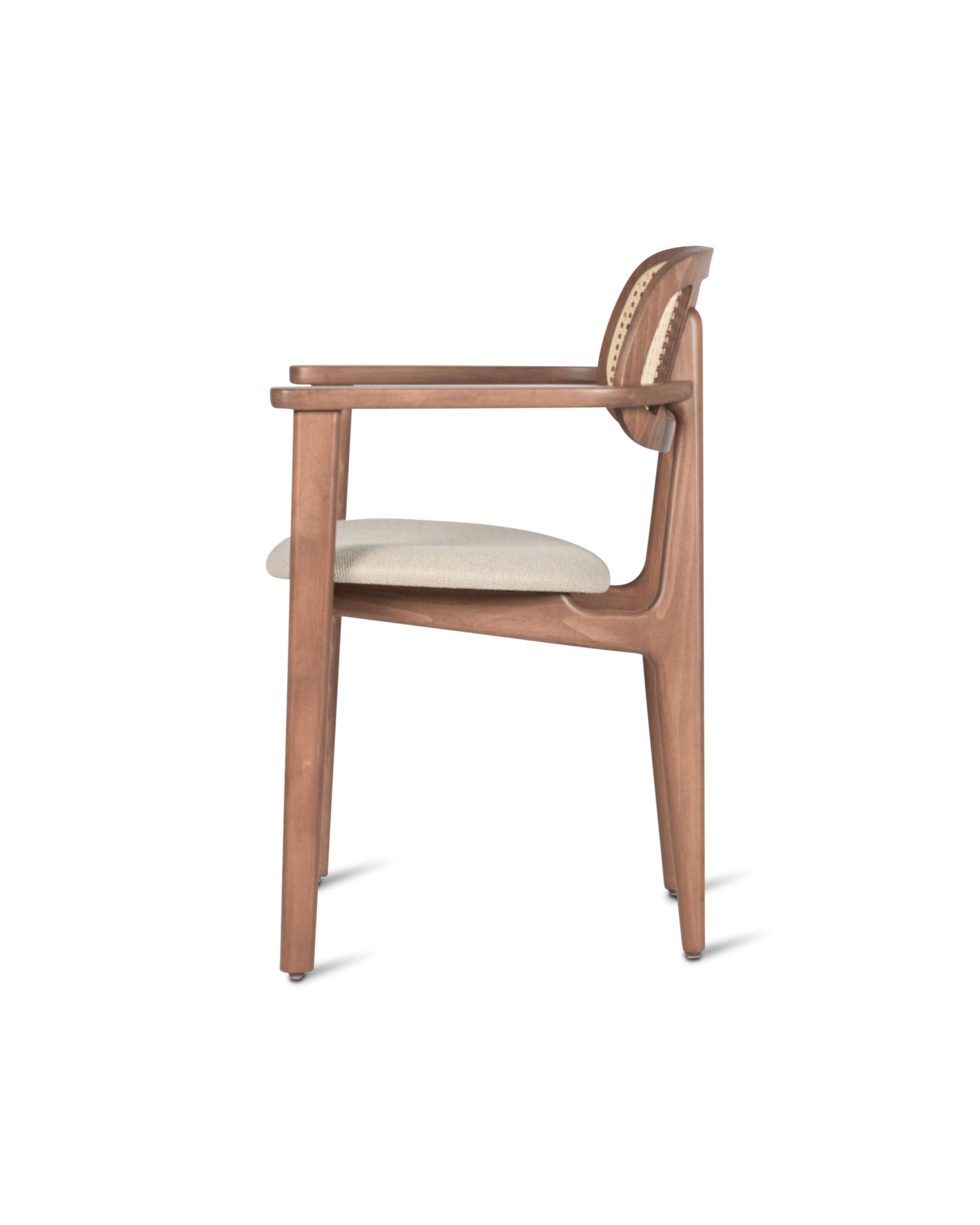 Дубовый стул с подлокотниками и мягким сиденьем Vincent sheppard Titus ARCH-00146418 - Вид №18