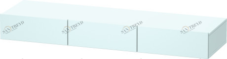 DS827200909 Полочка с ящиком DuraStyle #DS8272 1500 x 440 мм Светло-голубой матовый декор Duravit