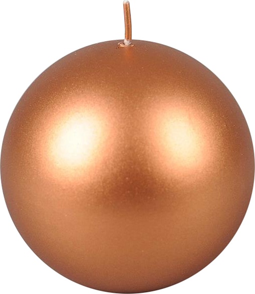 10602868 Luz your senses Свеча-шар Luz your senses 10см (медный) Парафин 