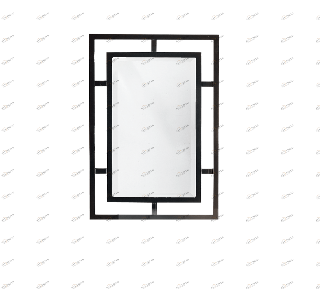 Gentry Home Байрон Mirror wood frame Черный лак GH101026 