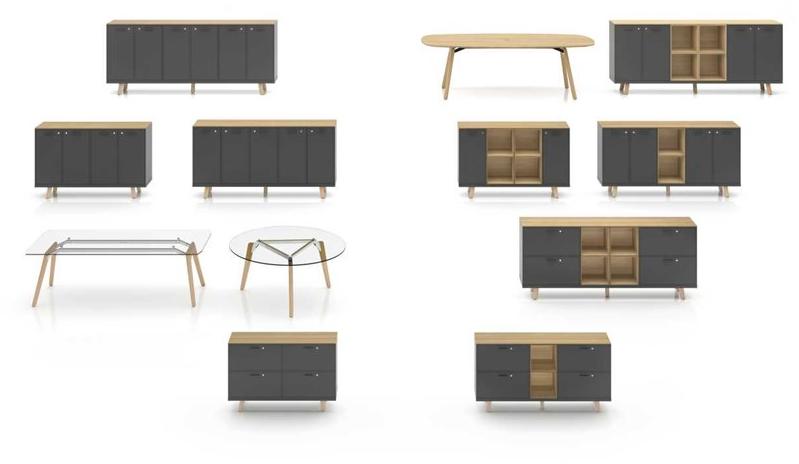 Bralco Круглый стол для переговоров из стекла Rail sun-id-1435696 - Вид №1