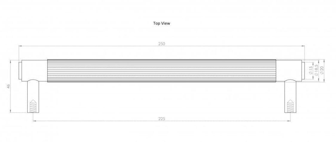 Мебельная ручка из нержавеющей стали LUSSO Luxe ARCH-00085579 - Вид №13
