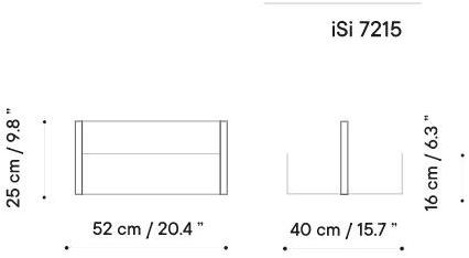 iSimar Низкий прямоугольный горшок из оцинкованной стали Esther & tonin Isi 7215  - Вид №8