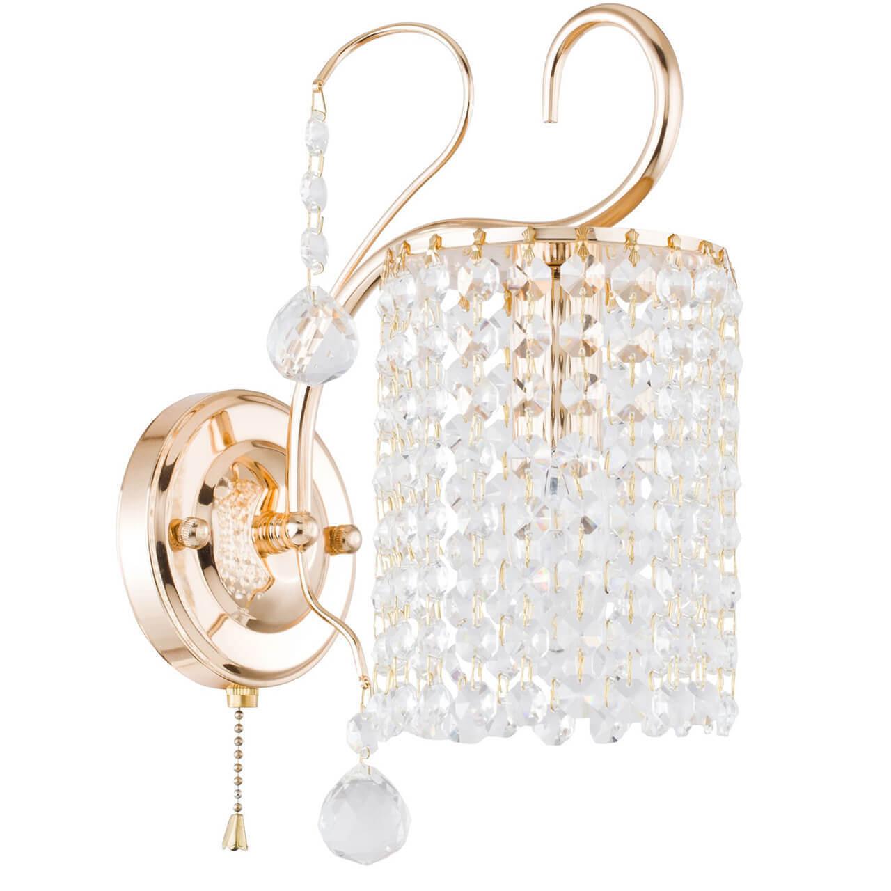 Бра хрустальное золотое Leona FR1127-WL-01-G FREYA LEONA 00-3928149 Золото;прозрачный  - Вид №3