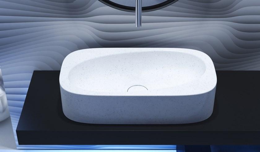 Накладная раковина на столешницу  овальная Relax Design Meta sun-id-1473644 - Вид №2