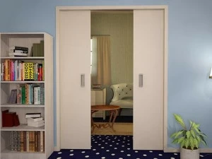 PROTEK® Рама стойки для двойной раздвижной двери Skudo®