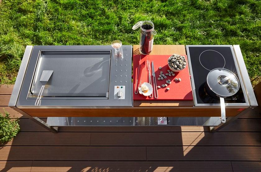 PLA.NET Outdoor Cooking Мобильная летняя кухня с газовым барбекю Oasi sun-id-1395642 - Вид №2