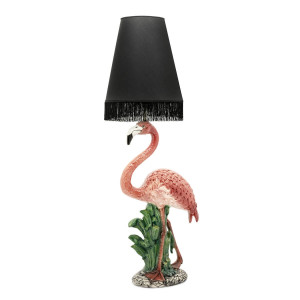 500295-CN ABHIKA СВЕТИЛЬНИК ФЛАМИНГО CORAL/BLACK