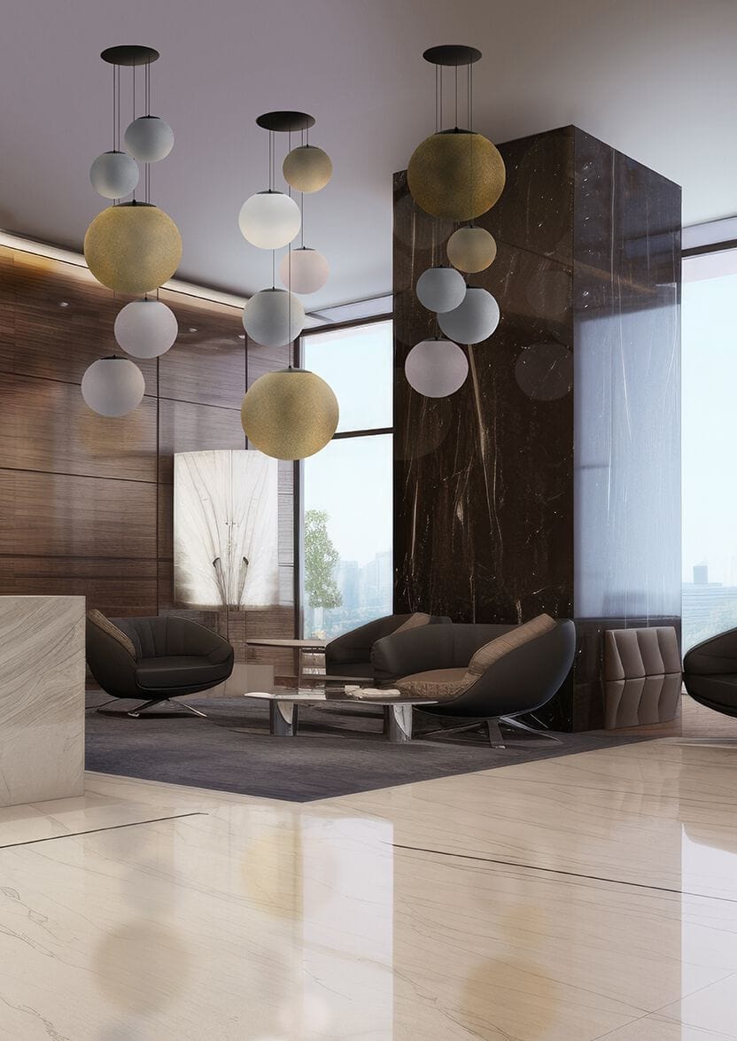 Акустическая подвеска из плетеной ткани Tecsound Bab ARCH-00055027 - Вид №5