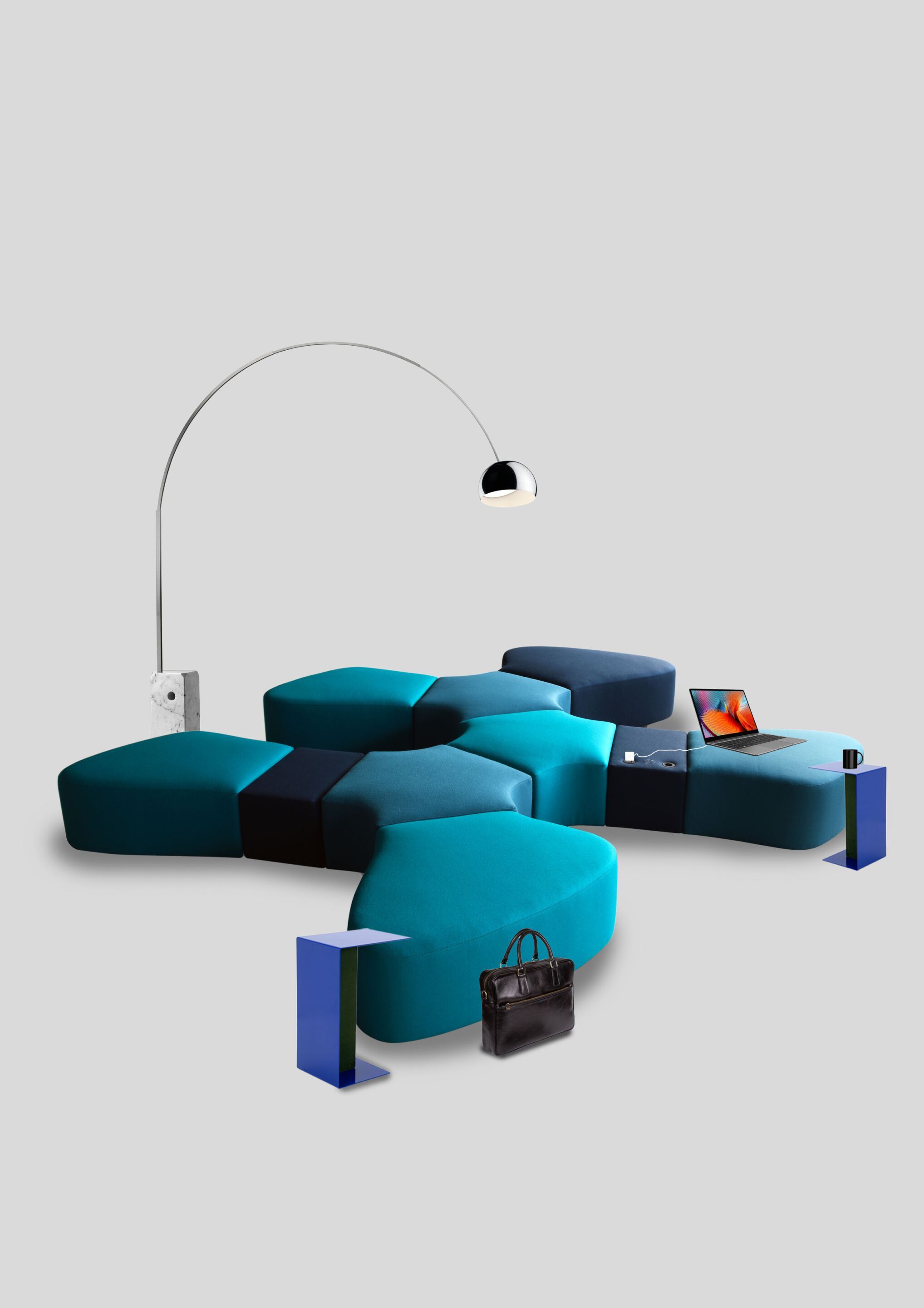 Состав пуфиков с электрическими розетками Adrenalina Sir-pent ARCH-00114664