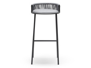 Высокий садовый стул из морской веревки