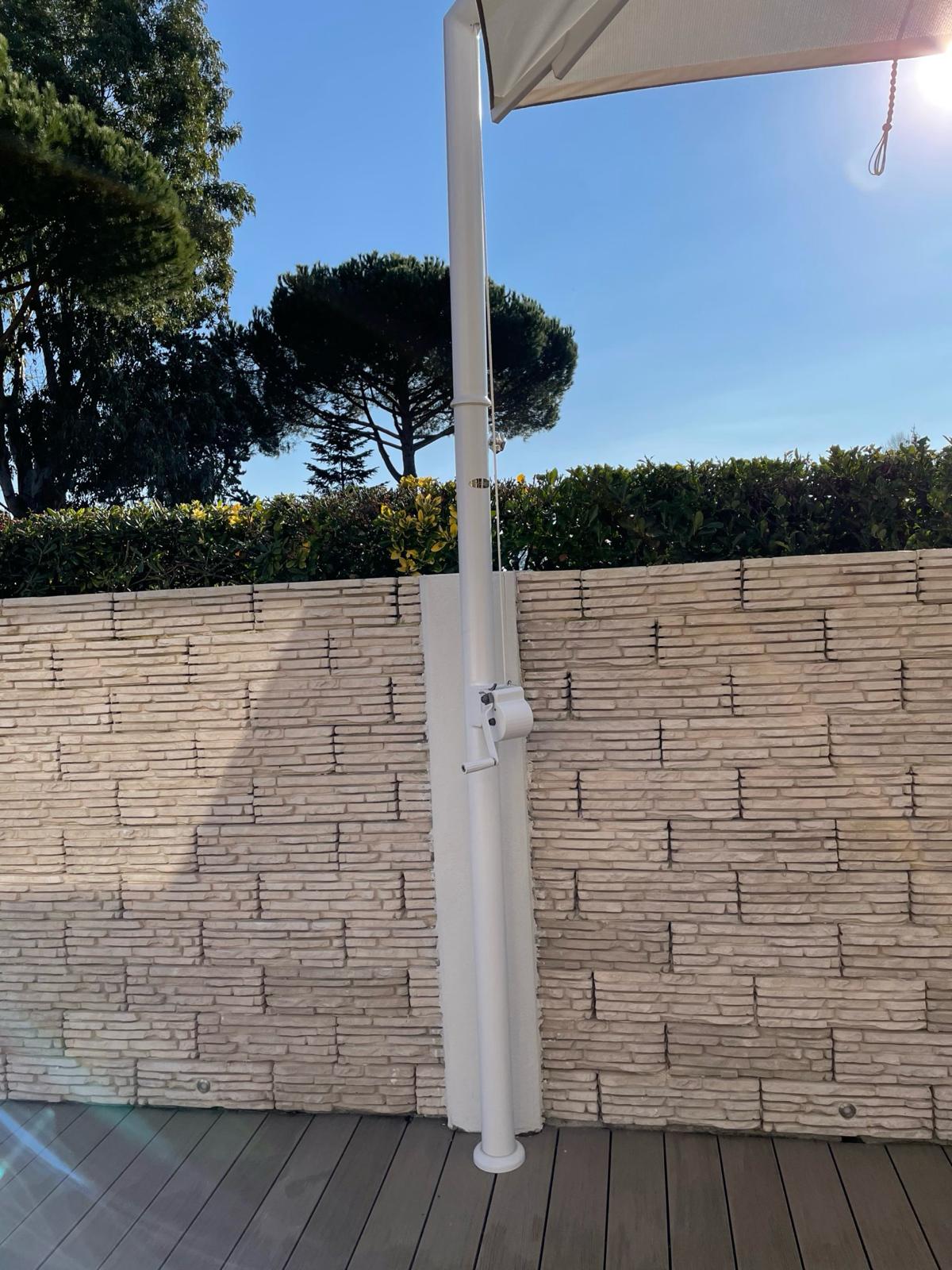 Металлический поворотный зонтик с боковым полюсом Gardenart GIRASOLE LUSSO ARCH-00067059 - Вид №5