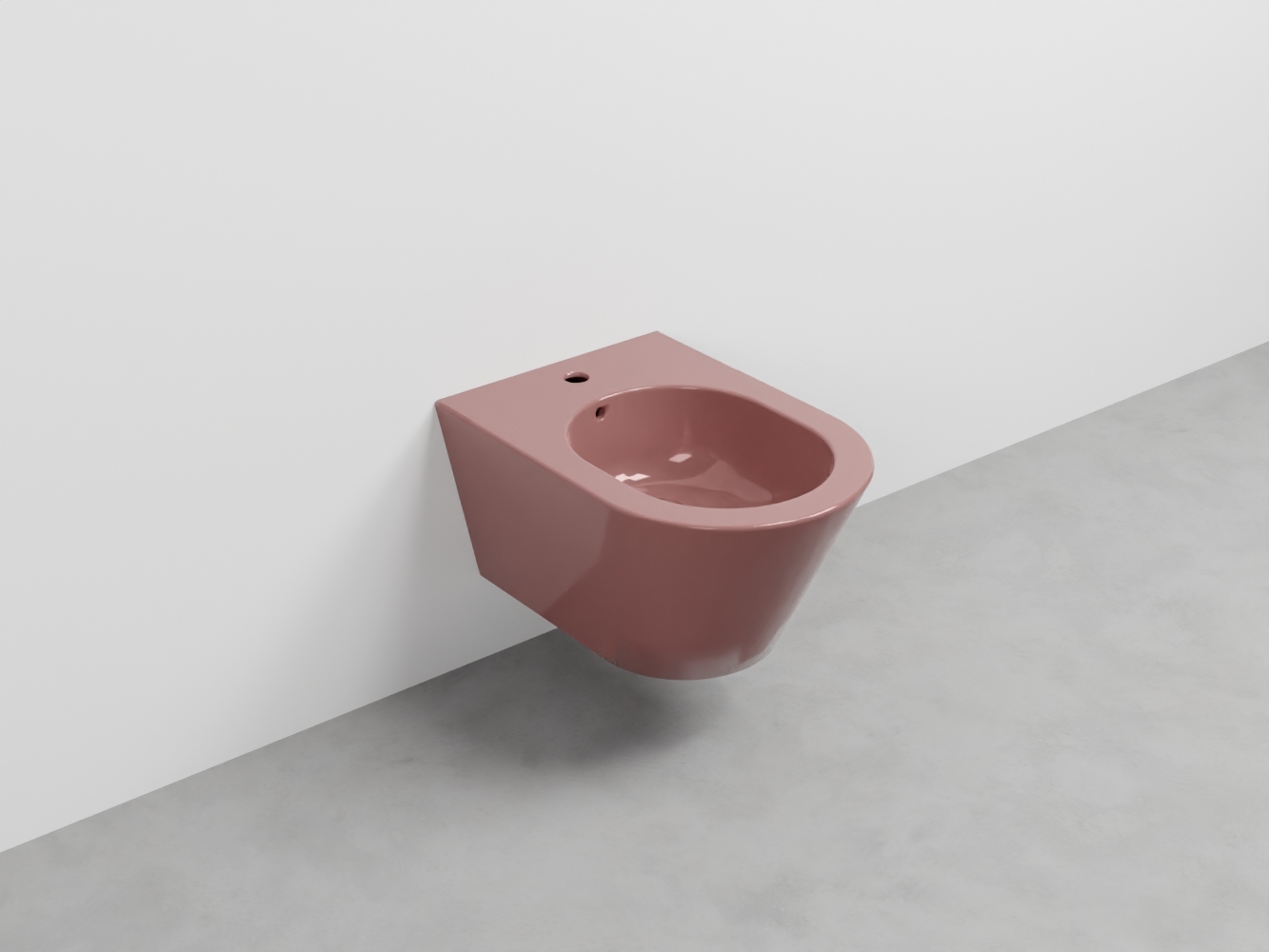 MRBS-CO Биде подвесное с одним отверстием под смеситель, в комплекте с крепежами cielo Mare Ceramica Cielo