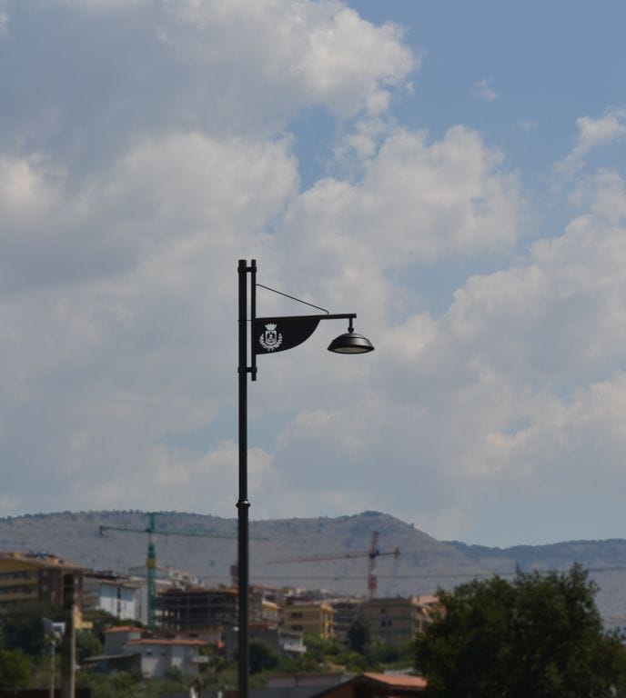 Оцинкованная сталь роторный уличный фонарь EUROCOMITALIA SKY R1 ARCH-00024690