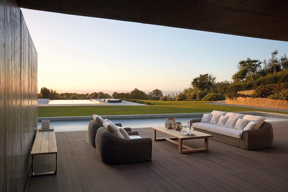 MNST877 Журнальные столики teak ⌀155см Manutti Siena - Вид №3