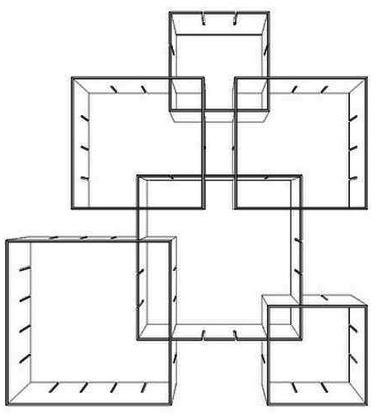 Müller Small Living Модульный книжный шкаф  Kx200-312  - Вид №22