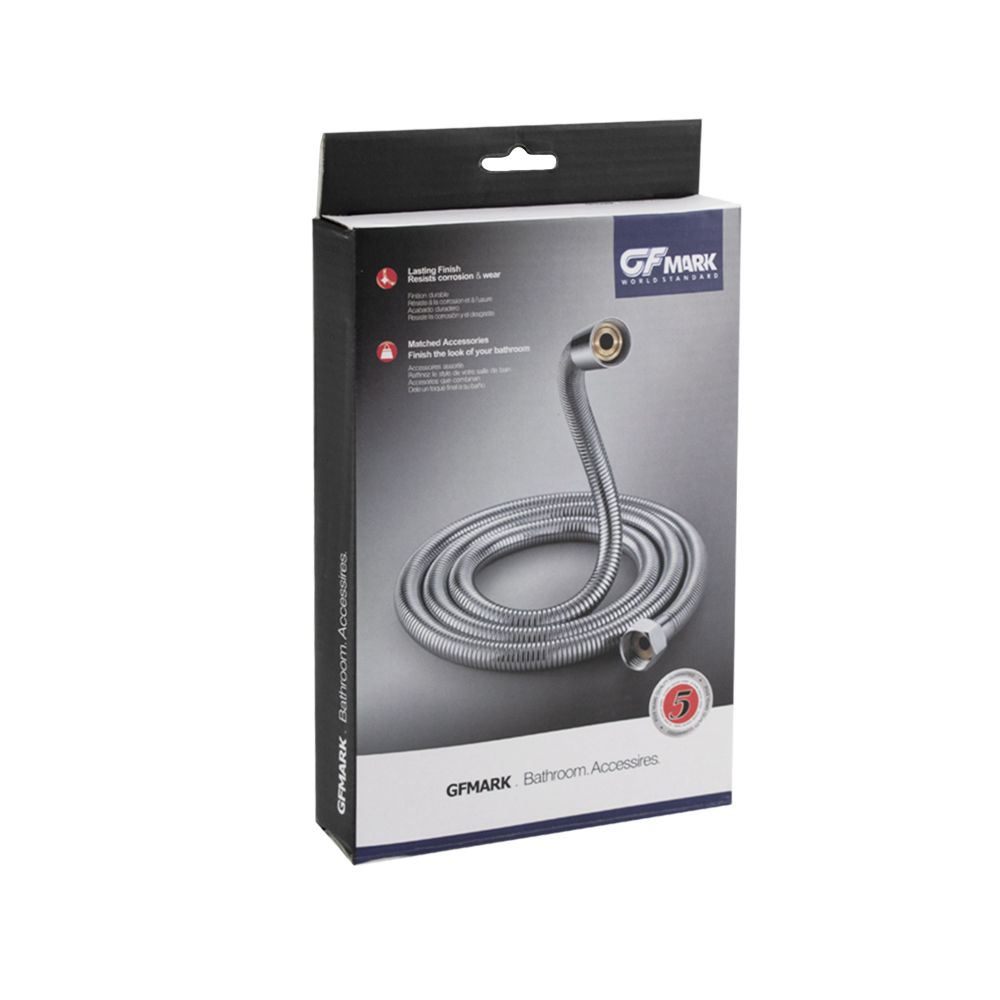 GFmark - Шланг душевой 1/2", армированный 2 м. (усиленный), код: 3786  - Вид №1