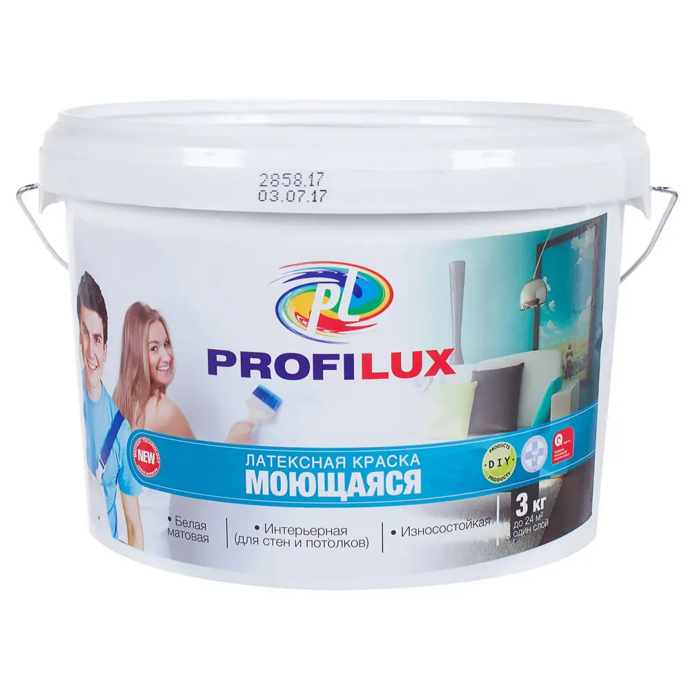 Краска латексная Profilux 3 кг 14714485 STLM-2162598 