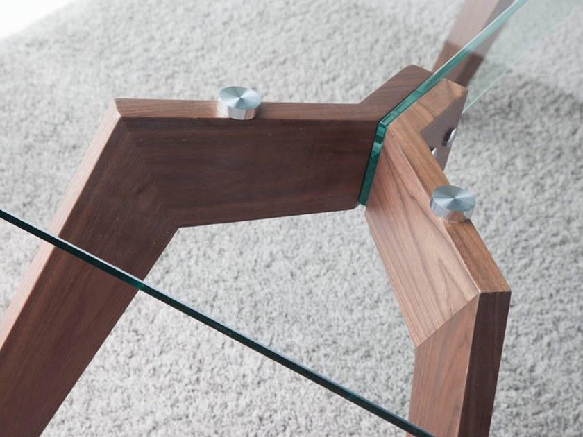 Angel Cerdá Прямоугольный стол для гостиной из дерева и стекла Loft tendencia 1031 Angel Cerda - Вид №3