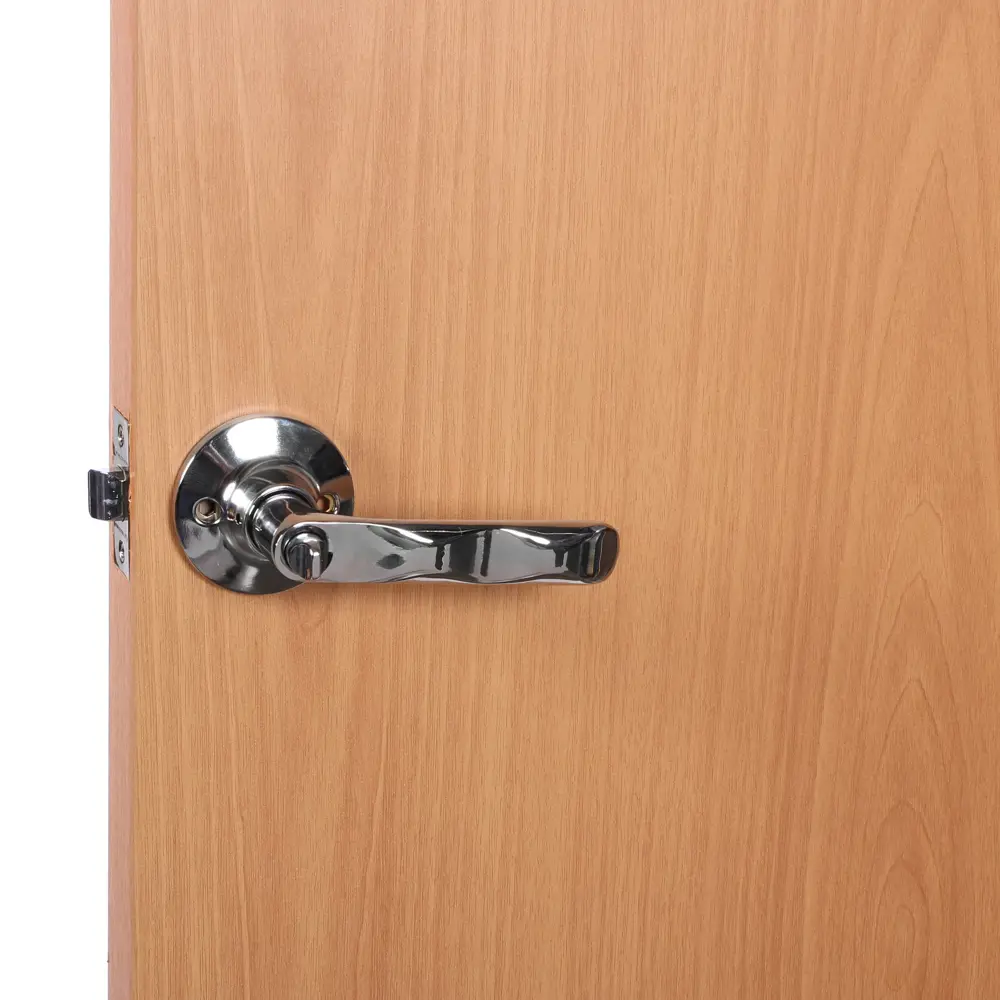 Ручка-защелка 624/BL PB-B с фиксатором ЦАМ, цвет хром FUARO STLM-2007849 - Вид №5