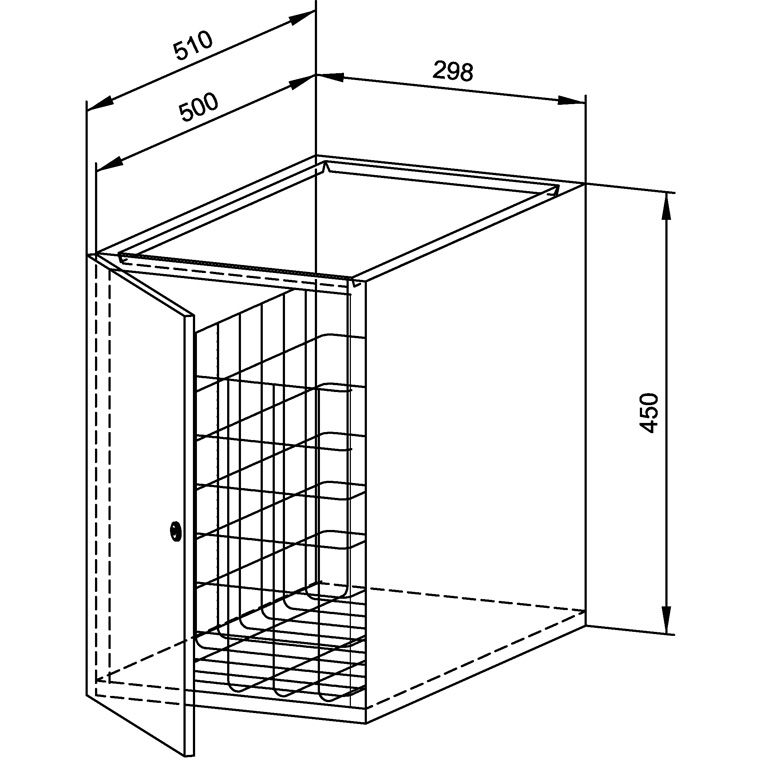 831180 Урна для мусора WP198 WAGNER_EWAR A-LINE Wagner Ewar  - Вид №1