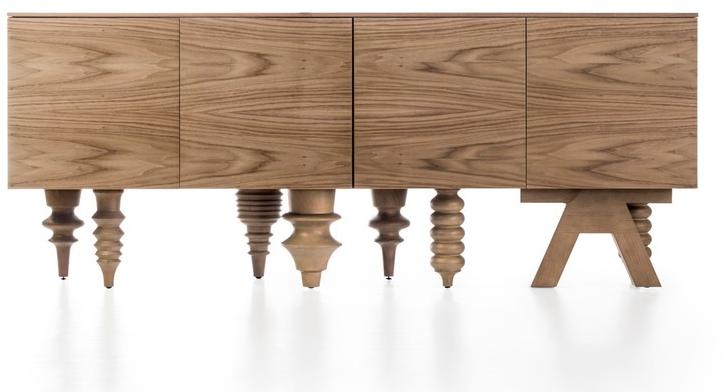 BD Barcelona Design Буфет из орехового дерева Multileg sun-id-1377468 - Вид №1