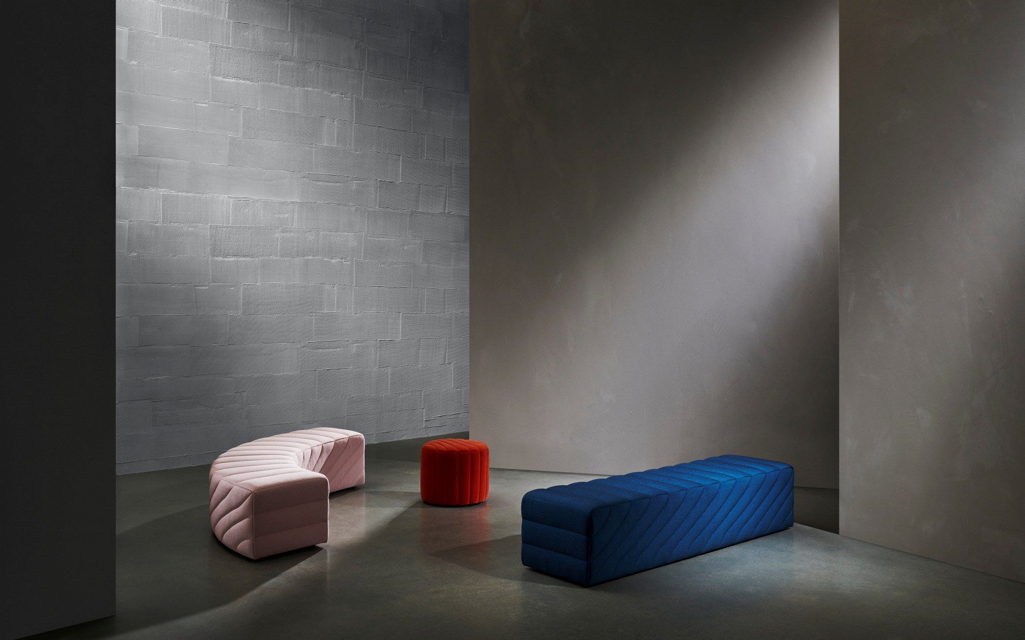 Круглый пуф из ткани Wittmann Adagio ARCH-00059881 - Вид №4