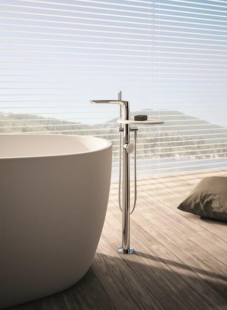 Fir Italia Смеситель для ванны напольный с ручным душем Synergy stone 95 9533008 - Вид №1