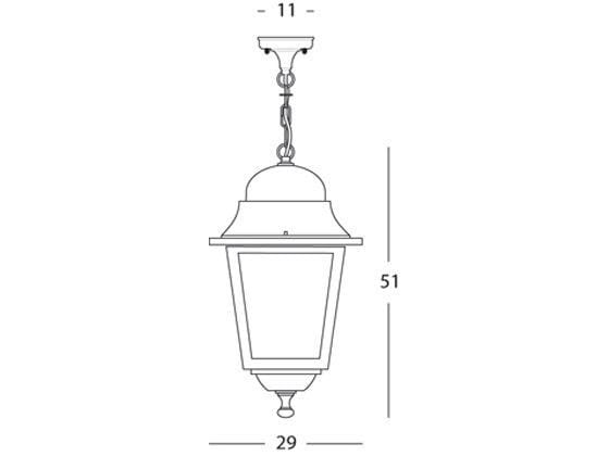 Классический стиль алюминиевый открытый подвесной светильник SOVIL ARCH-00038441 - Вид №2