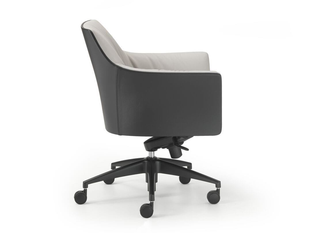 Кожаное вращающееся офисное кресло с колесами i 4 Mariani седло ARCH-00027594 - Вид №2