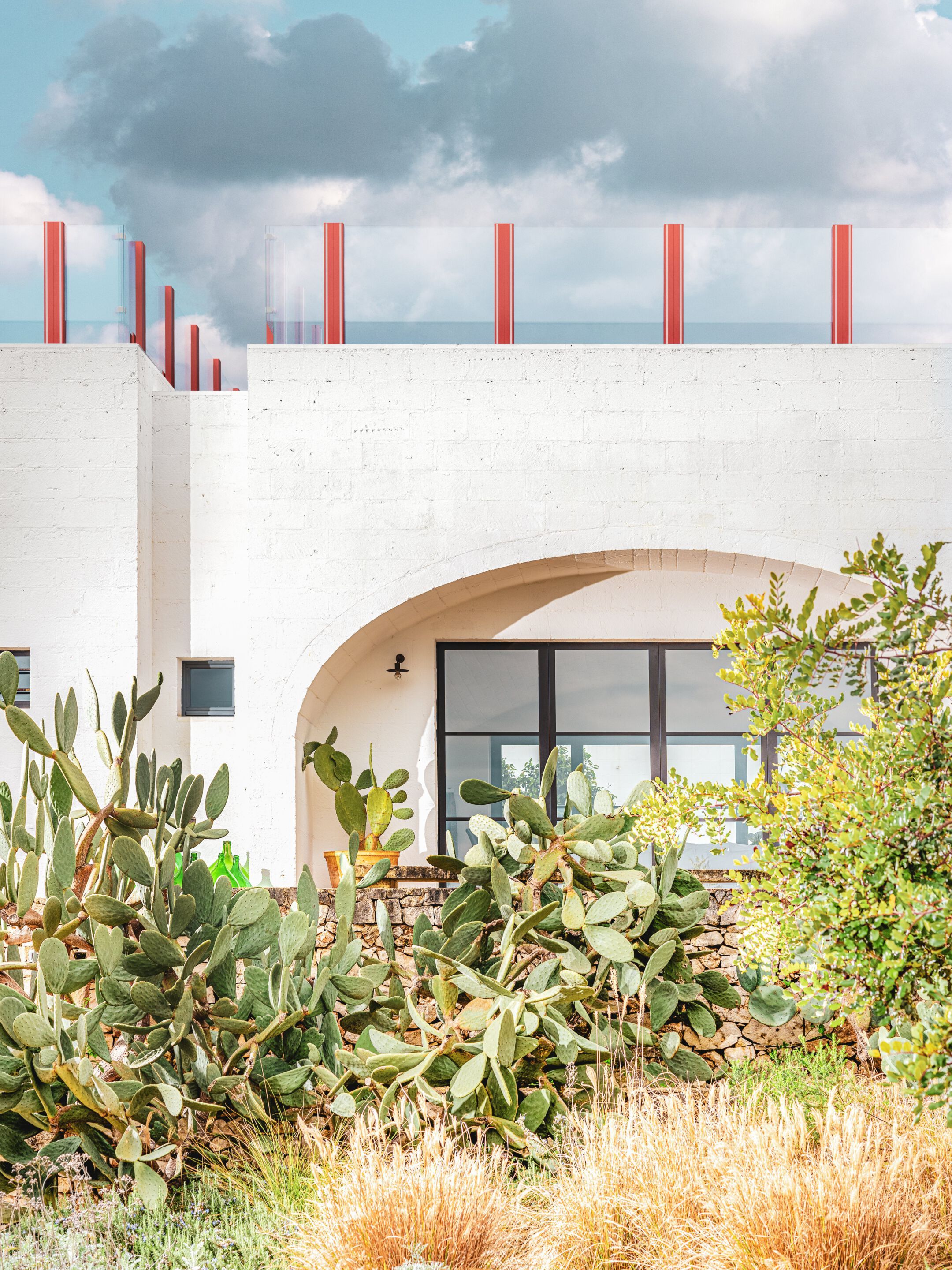 Телескопическая парапет с двумя или тремя панелями с фиксированным защитным стеклом Protezioni парео ARCH-00134631 - Вид №1