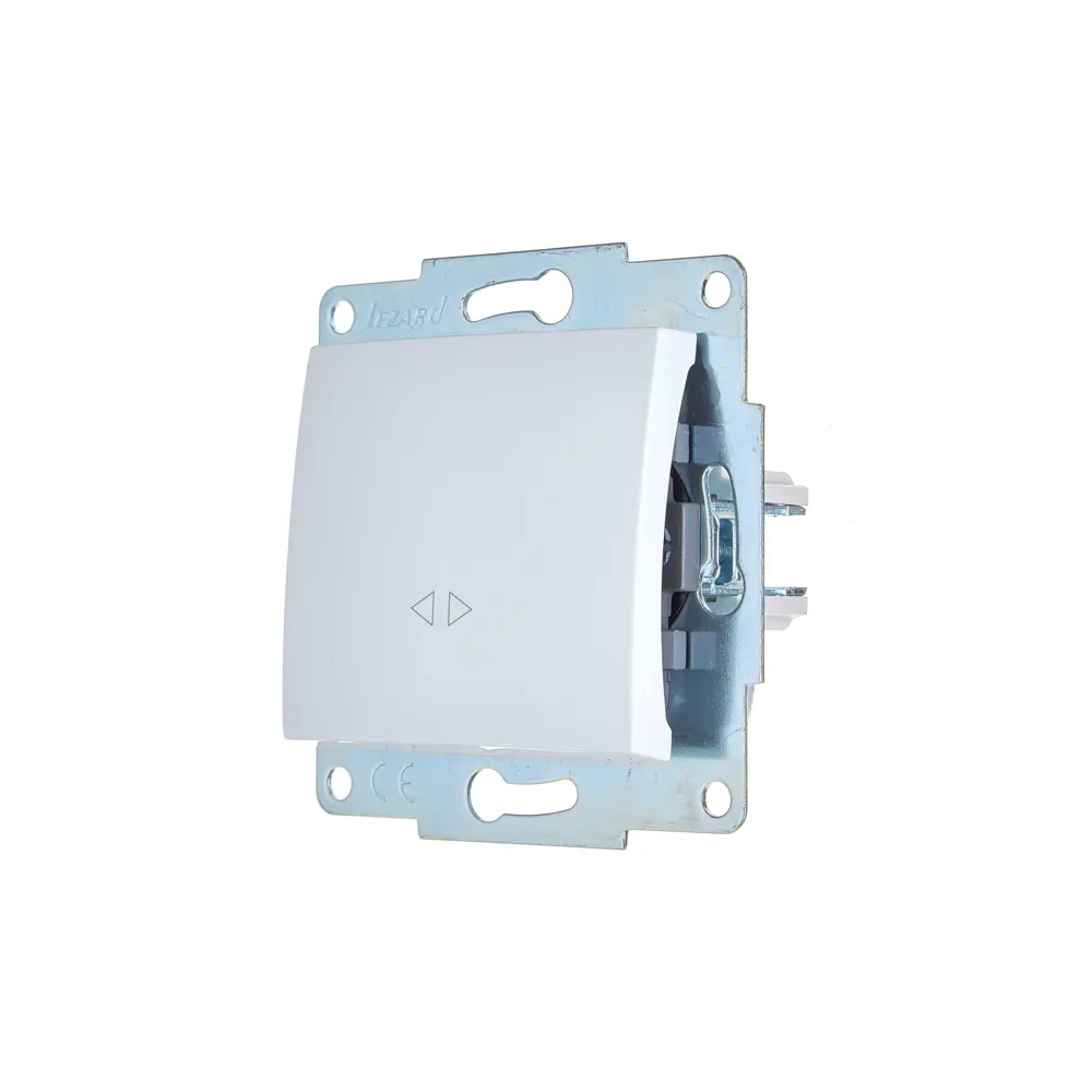 Выключатель промежуточный встраиваемый Lezard Asti 1 клавиша цвет белый STLM-2139536 - Вид №1