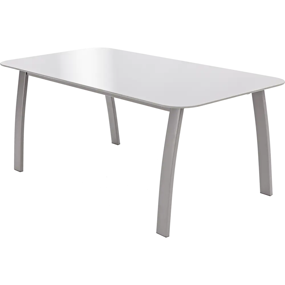 Стол садовый Alma 85x45x35 см сталь/стекло серый 82276170 STLM-2181915 Santreyd 