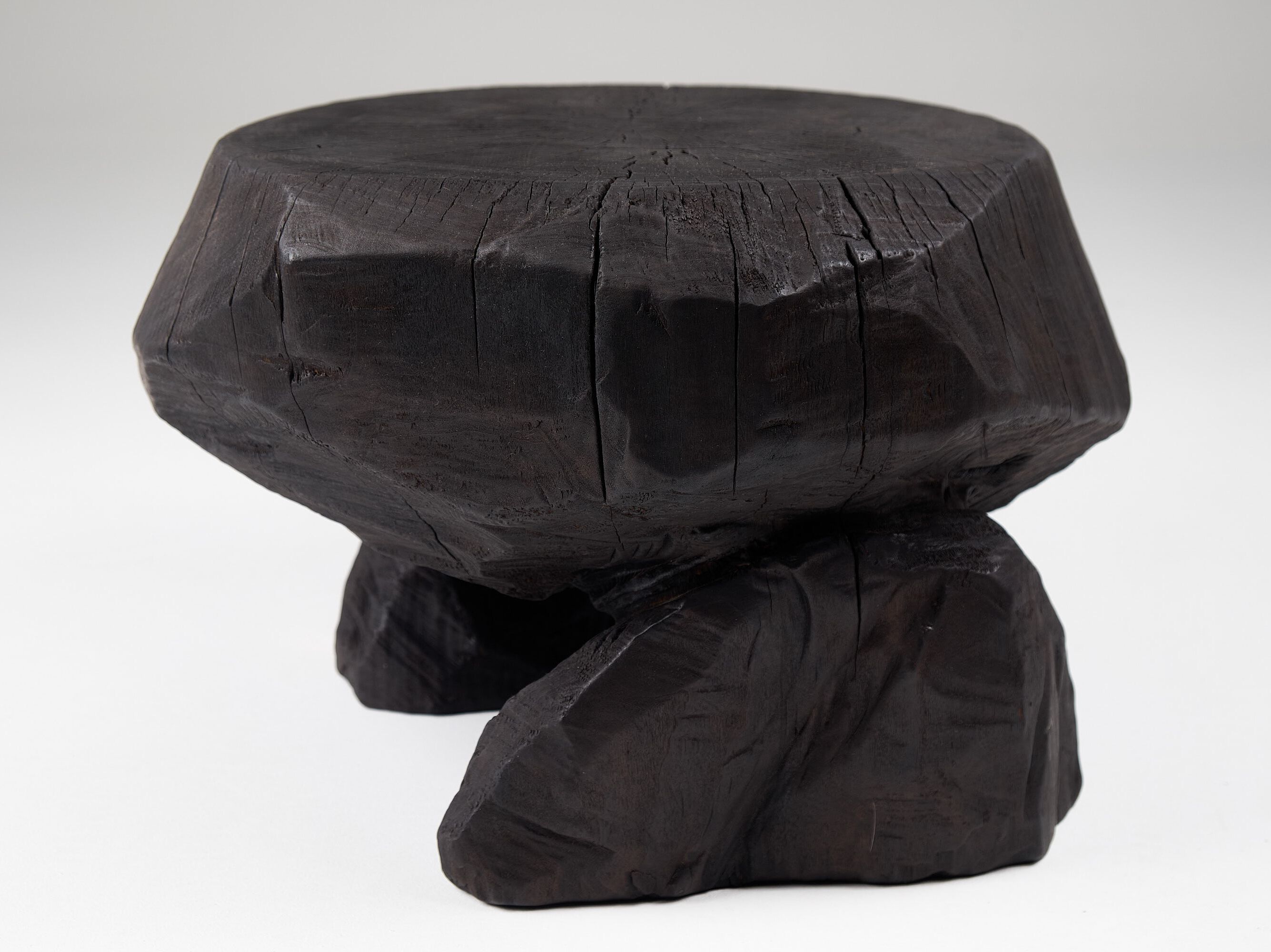 Круглый журнальный столик из дуба Logniture Jownik ARCH-00052720 - Вид №3