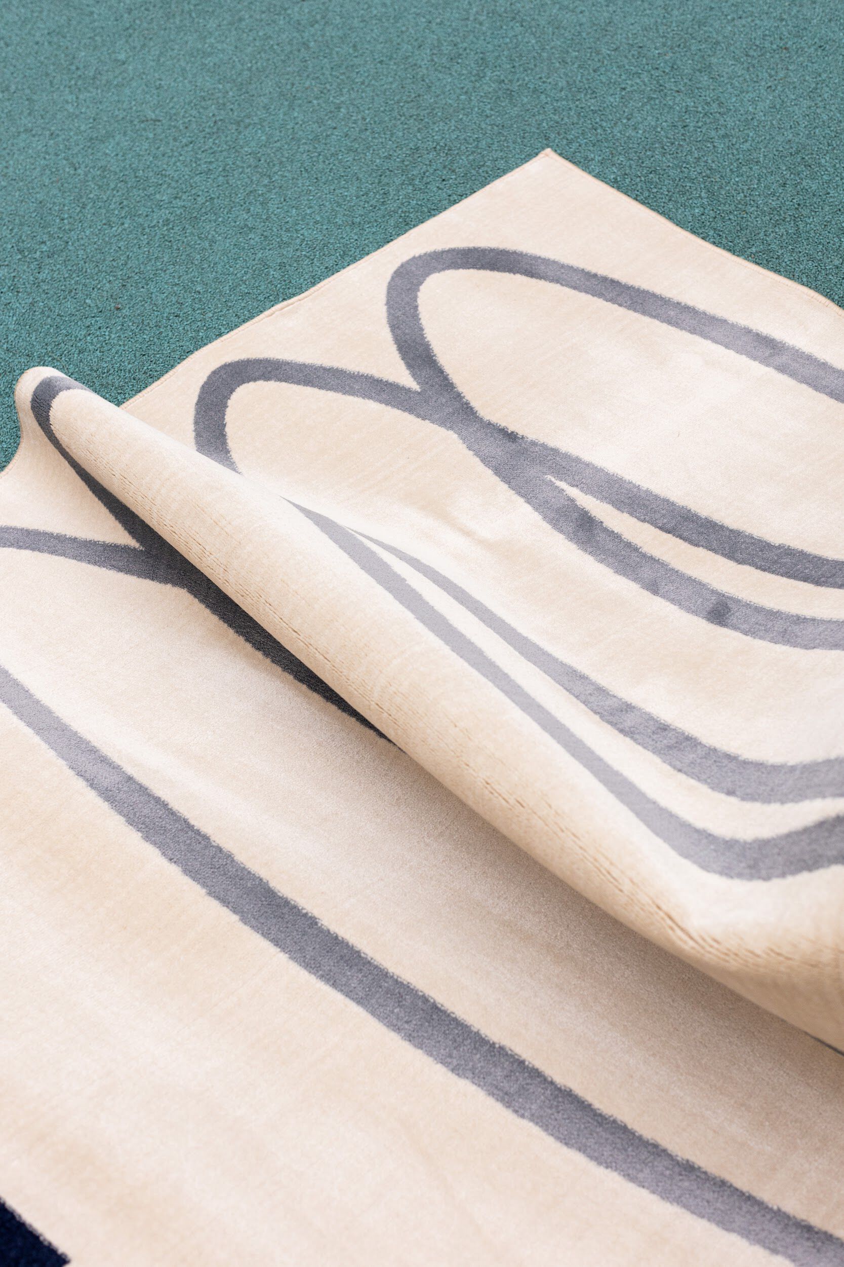 Прямоугольный ковер из полипропилена с геометрическим рисунком Shishka Project COMBINATION 2 ARCH-00103562 - Вид №3