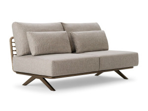 2-местный тканый диван из полиэстера