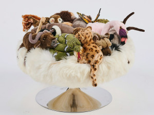 Полиэстер круглый пуф