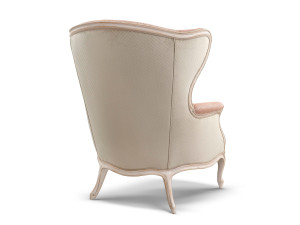 Тканевое кресло bergère с подлокотниками