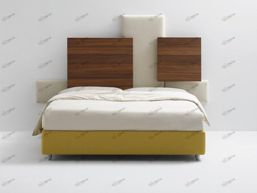 Frauflex Мягкое изголовье из дерева и ткани Arabesque sun-id-1437152