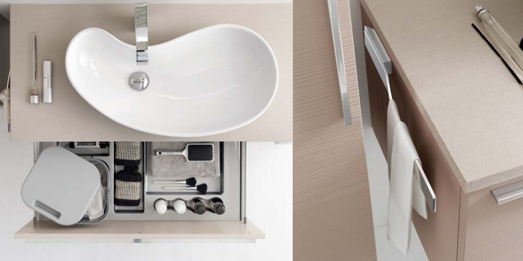 Комплект мебели для ванной Sky 25 Arbi Sky Larice Collection SKY25 - Вид №1