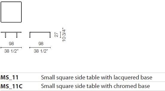 Cappellini Низкий журнальный столик Cap martin sunset sun-id-1512867 - Вид №4