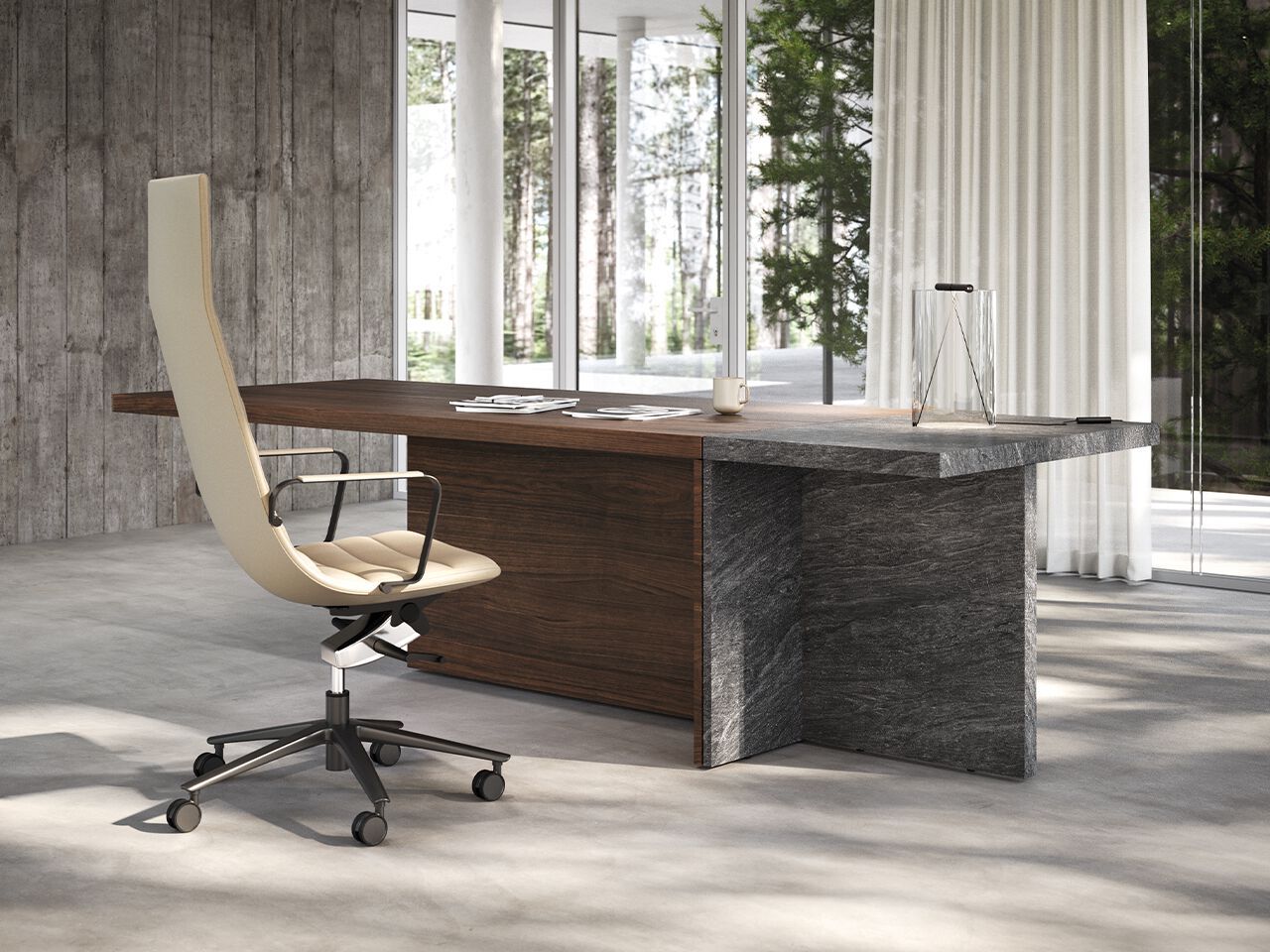 Деревянный направленный прямоугольный стол FREZZA Mux70 ARCH-00067896