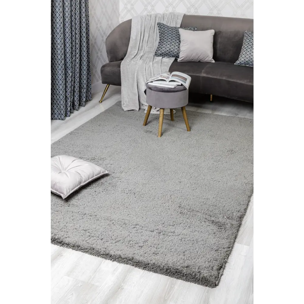 Ковер полиэстер Ribera 160x230 см цвет темно-серый 82388116 STLM-2106902 Santreyd  - Вид №8
