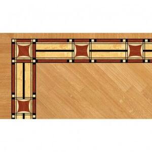 Художественный паркет Da Vinci Паркетный Бордюр 26-201 Орех Европейский (Грецкий) Селект (Гладкая) 1000х200 мм.